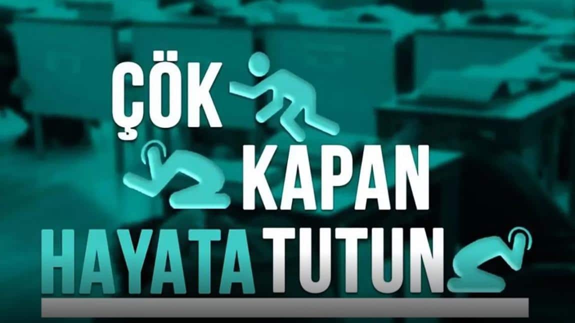 OKULUMUZDA DEPREM TATBİKATI GERÇEKLEŞTİRDİK